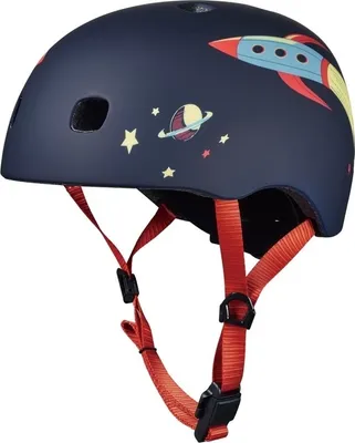 Produktbild von Micro Mobility Micro PC Helm Rocket XS, Helm mit offenem Visier, Hartschalenbau, Schnappverschluss-System, Matt
