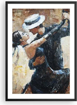 Produktbild von Gerahmtes Poster - Schwarzer Rahmen - tanzen sie - 50x70 cm - Wand Bild - Wanddeko - Wandbilder - Kunstposter - Wandposter - Bilderrahmen - Bilder - Kunstdruck - Wandbild - P2BPA50x70-3773