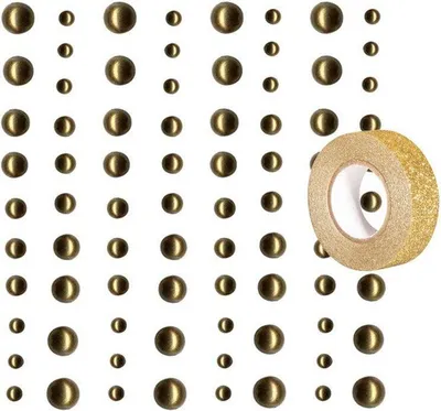 Produktbild von Licht,Klebewülste + Golden glitter band 5 m