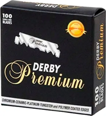 Produktbild von The Shave Factory Derby PREMIUM Klingen 100 Stück gebrochen