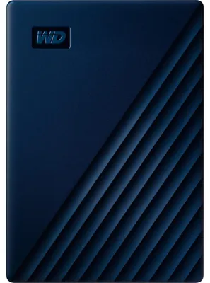 Produktbild von WD My Passport for Mac externe Festplatte 4 TB (mobiler Speicher, USB-C-fähig, WD Discovery Software, Passwortschutz, Mac kompatibel, einfach einzusetzen) mitternachtsblau