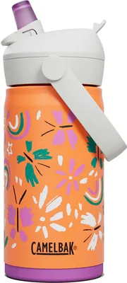 Produktbild von CamelBak Thrive Flip Straw Kids, 400 ml, Tägliche Nutzung, Orange, Weiß, Edelstahl, Kind, Junge/Mädchen