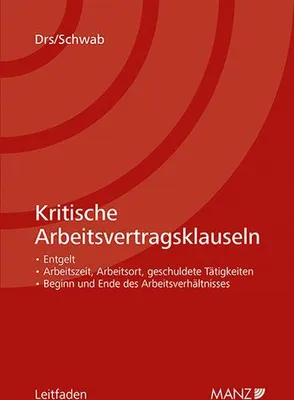 Produktbild von Kritische Arbeitsvertragsklauseln