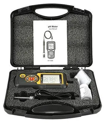 pH-Meter Mini Digital, 0-14 pH, ±0,05 Genauigkeit, LCD-Display