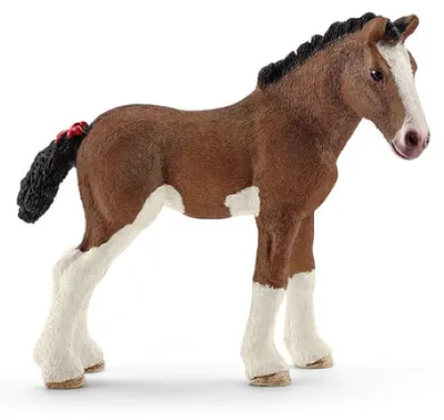 Image de Schleich 13810 - FARM WORLD Poulain Clydesdale