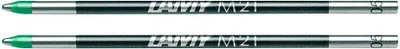 Produktbild von LAMY M 21 Kugelschreiberminen M grün, 2 St.