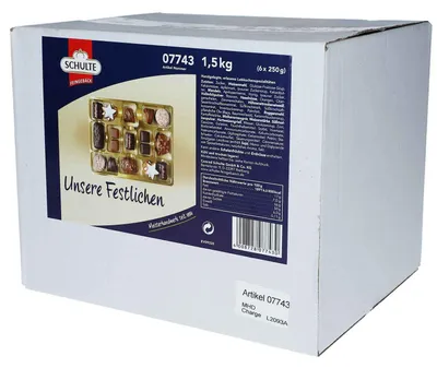 Produktbild von Schulte 'Unsere Festlichen' 6x250g