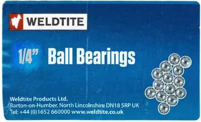 Produktbild von Weldtite Carbon - Stahl - Kugeln 1/4 Zoll (6,35mm) - 10 Stück