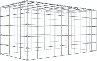 Produktbild von Anbaugabione Typ 3 100 cm x 50 cm x 50 cm (L x H x T), Maschenweite 10 cm x 10 cm, C-Ring