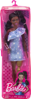 Produktbild von Mattel Barbie Fashionistas Puppe schwarzhaarig mit Beinprothese