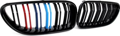 Produktbild von Zitro Frontgrill – M-Color Gloss Schwarz – Für BMW M6 F06/F12/F13 650i/640i – Autozubehör