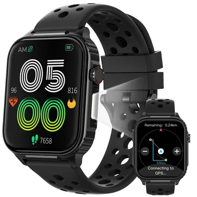 Produktbild von Smartwatch Herren mit Eingebautem GPS 10 Tage Akkulaufzeit Eingebautes GPS und Kompass
