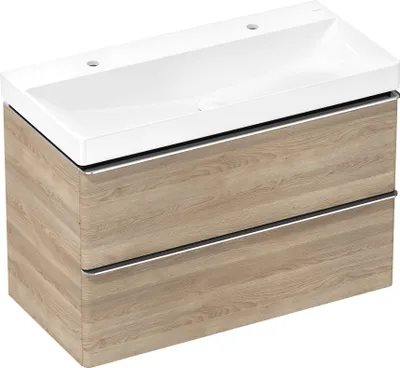 Immagine prodotto di hansgrohe Xelu Q lavabo, avec garniture d'écoulement, sans trop-plein, 1000x480mm, blanc, 61037450, 61037450