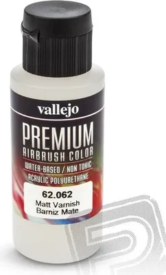 Imagen del producto de Vallejo 62.062, Transparente, Mate, 60 ml, Botella de plástico, 1 unidad