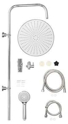 Produktbild von Livarno Home Regendusche Duschsystem XXL Kopfbrause Anti-Tropf Duschsäule