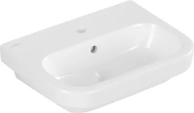 Immagine prodotto di Villeroy & Boch Architectura lave-mains, rectangulaire, trou pour robinetterie au centre, avec trop-plein, 500x380mm, 43735001, 43735001