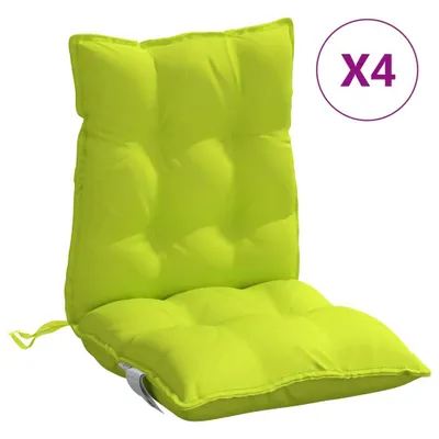 Produktbild von vidaXL Niedriglehner-Auflagen 4 Stk. Knallgrün Oxford-Gewebe