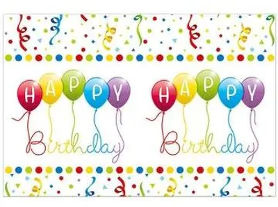 Produktbild von Procos 81845, Rechteckig, Mehrfarbig, Kunststoff, Tischdecke, Procos, Geburtstag