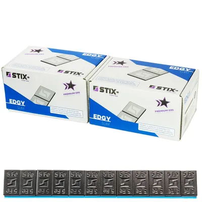 Obrázok produktu pre 200 pásikov STIX lepiacich závaží 60 g (12 x 5 g), oceľ, pozinkované, čierne