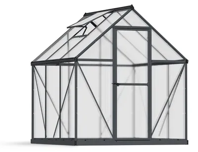 Produktbild von Palram - Canopia Aluminium Gewächshaus Mythos 66 Grau 186x185x208 cm