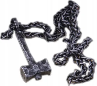 Produktbild von NORDISCHE THOR'S HAMMER HALSKETTE Wikinger 459