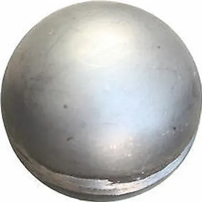 Produktbild von UHRIG Eisen Hohlkugel Ø 120mm, hohle, dickwandige Kugel, Stahlkugel für z.B. Zaunpfosten, Geländer, Garten Tor uvm.