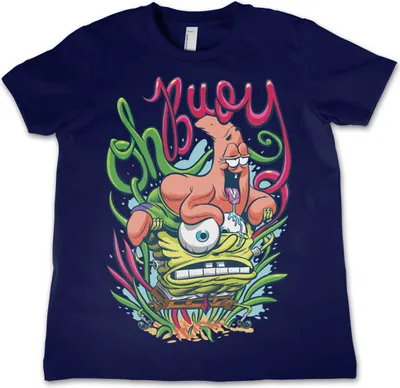 Produktbild von SpongeBob Oh Boy Kids T-Shirt - 8Years-M - Navy