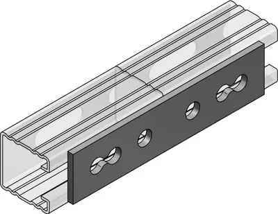 Produktbild von MEFA Flachverbinder 4-Lo., für C-Profil 45 Lochung 13 mm, 1 Stk.