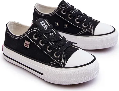 Zdjęcie produktu dla Dziecięce Klasyczne Trampki Big Star DD374163 Czarne 30