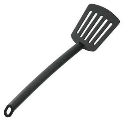 Zdjęcie produktu dla Tescoma 638010, Łopatka do gotowania, Czarny, Dziurka do wieszania, 210 °C, 320 mm, 1 szt.