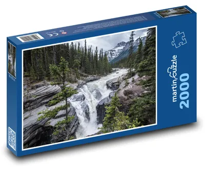 Zdjęcie produktu dla Puzzle 2000 Dzika górska rzeka w kanionie - martinpuzzle