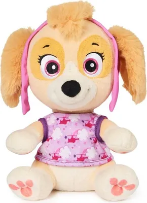 Productafbeelding van PAW Patrol, Skye, zachte knuffel voor het slapengaan, kernfiguur, animatiepersonage, geschikt voor kinderen vanaf 3 jaar