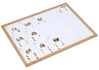 Produktbild von Educo Planungstafel - Metall 80 x 60 cm