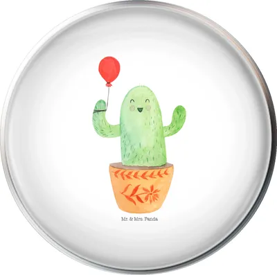 Produktbild von Mr. & Mrs. Panda waschbeckenstöpsel Kaktus Luftballon - Weiß - Geschenk, Ausbildung, Waschbecken Ablaufstopfen, Freundin, Stöpsel, Ablaufgarnitur, Freund, Stress, Kakteen