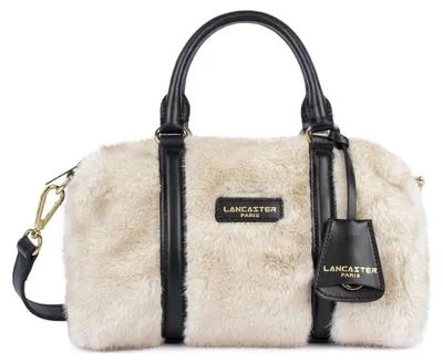 Obrázek produktu pro Lancaster Duffel M Moumoute, barva béžová/černá, se zipem
