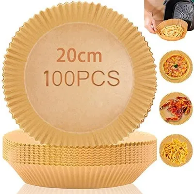 Zdjęcie produktu dla Papier do pieczenia okrągły airfryer 20 cm frytkownicy 100 sztuk