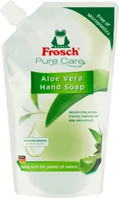 Image de Savon liquide à l'aloe vera - recharge 500 ml