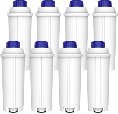 Image de Filtres à eau Maxblue, compatibles avec les modèles De'Longhi DLSC002, 9310926, SER3017, 5513292811. Adaptés à différents modèles ECAM, ESAM, ETAM (8)