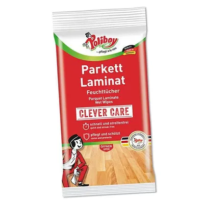 Immagine prodotto di Poliboy parquet laminato salviette umidificate per superfici in parquet e laminato 15 pezzi