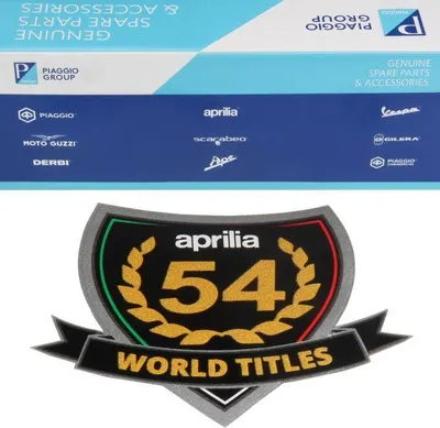 Productafbeelding van Stickerdecor "54 Wereldtitels" (artikelnummer 2H000874) voor Aprilia Dorsoduro 900 / RS 125 / RS4 Shiver Tuono 1000 1100