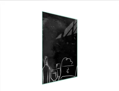 Image de Planche à découper en verre 35x52 noir