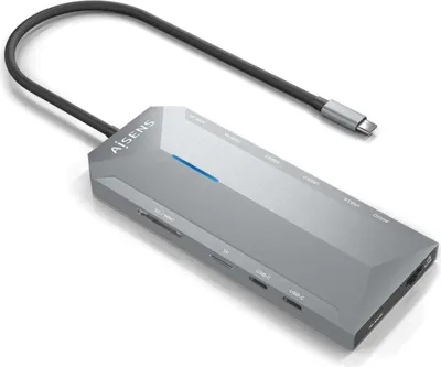 Immagine prodotto di Hub USB Aisens ASUC-12P005-GR Grigio 100 W (1 unità)