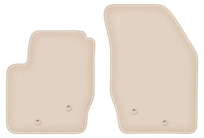 Produktbild von DURBAN Beige Velours-Fußmatten vorne für Volvo XC90 I SUV 7-Sitzer. (2002-2014)