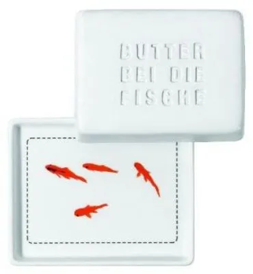 Produktbild von Räder Design Butterdose Poesie et Table Butter bei die Fische (Klein)
