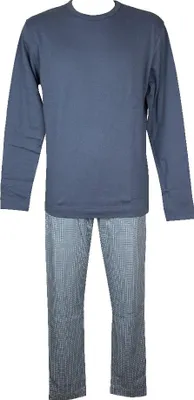 Immagine prodotto di Pigiama uomo RAGNO interlock caldo cotone invernale manica lunga girocollo articolo U838NQ, Taglia 50, Cotone 100%
