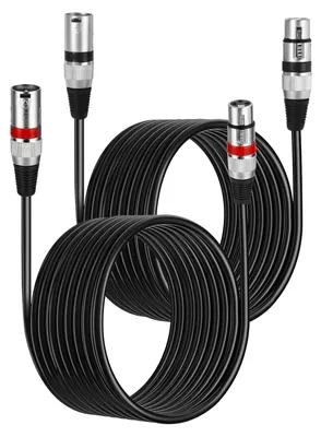 Immagine prodotto di Cavo microfono XLR da 8 metri con connettore a 3 pin