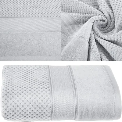 Produktbild von Eurofirany Handtuch aus Baumwolle 50x90 Silber