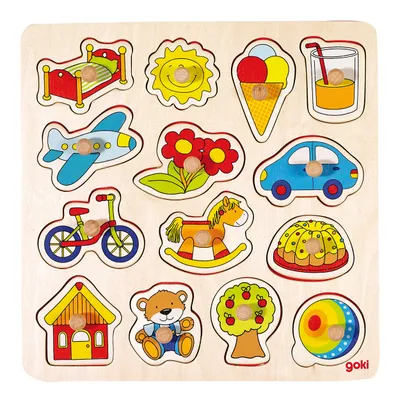Obrázok produktu pre Steckpuzzle Schaukelpferd, Ball, ...
