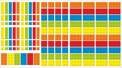 Obrázek produktu pro 130 nástěnných samolepek – rozměry 2000 x 1120 mm