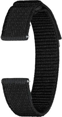 Produktbild von Samsung Original Feather Stoffband für die Samsung Galaxy Watch 4 / 5 / 6 / 7 - 20 mm - S/M - Schwarz